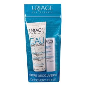 Uriage - Crème d'eau mains 30 ml et stick lèvres hydratant 4 g