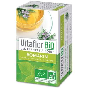 Vitaflor - Romarin bio tisane détoxifiante - 18 sachets