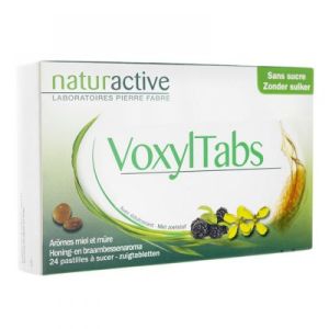 Voxyltabs - Pastille gorge sans sucre - 24 pastilles