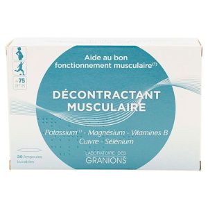 Décontractant Musculaire - 30 ampoules