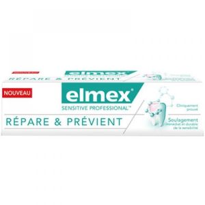 Elmex SENSITIVE - Dentifrice répare et prévient - 75mL