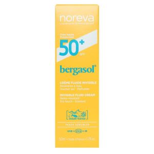 Noreva - Crème fluide invisible SPF50+ - 50mL