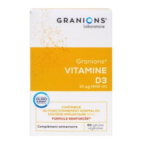 Granions - Vitamine D3 - 60 gélules