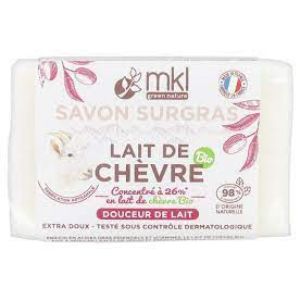 mkl Green Nature - Savon surgras lait de chèvre bio douceur de lait - 100 g