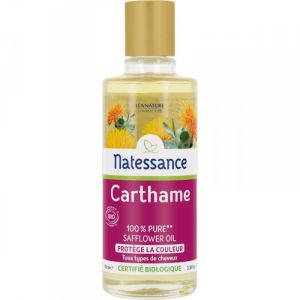 Natessance - Huile végétale de carthame 100 % pure - 100 ml