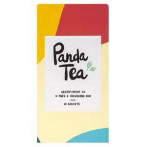 Panda Tea - Assortiment de 10 thés - 20 sachets