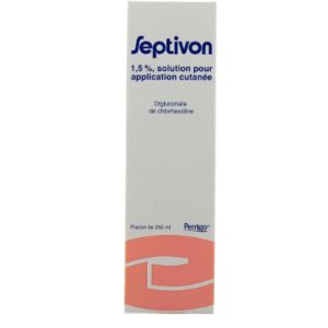 Perrigo - Septivon Solution pour application cutanée 1.5% - 250Ml