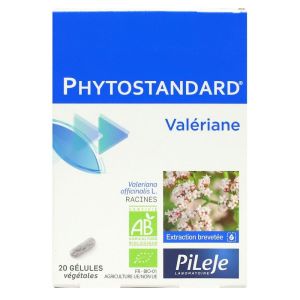 Pileje - Phytostandard Valériane - 20 gélules végétales