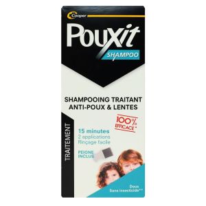 Pouxit - Shampoing poux et lente - 200 ml + peigne