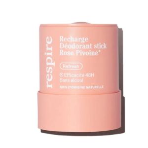 Respire - Recharge Déodorant stick Rose pivoine - 50g