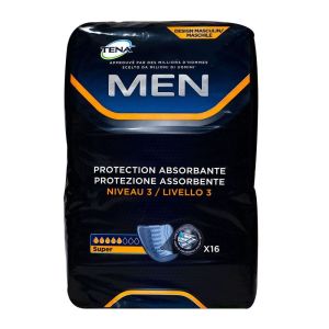 TENA Men - Protections pour hommes niveau 3 - 16 protections