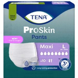Tena - Proskin Pants Sous vêtements absorbants Maxi Taille L - 10 unités