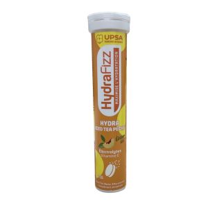 Upsa - Hydrafizz iced tea pêche - 16 cp effervescent