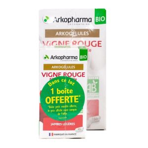 Arkopharma - Jambes légères Vigne Rouge 50jours+15jours offert - 150 gélules + 45 gélules