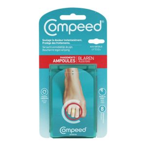 Compeed - Pansements ampoules aux orteils - 8 pansements