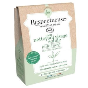 Respectueuse - Nettoyant Purifiant Visage Solide - 35g