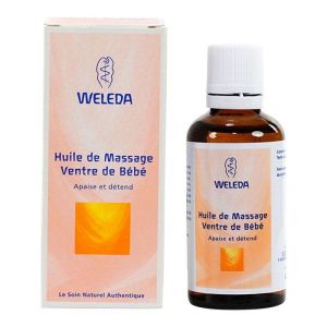 Weleda - Huile de massage ventre de bébé - 50mL