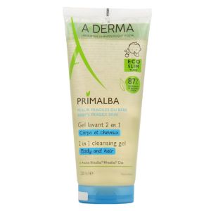 Aderma - Primalba bébé Gel lavant 2en1 corps et cheveux - 200ml