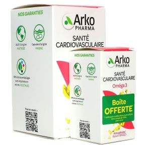Arkopharma - Santé cardiovasculaire Oméga 3 - 180 capsules + 60 offertes
