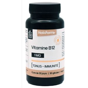 Nat & Form - Vitamine B12 Immunité - 30 gélules
