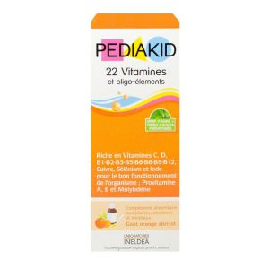 Pediakid 22 vitamines et oligo-éléments - 125 ml