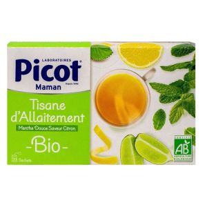 Picot - Tisane d'Allaitement Menthe Douce Saveur Citron  - 20 Sachets