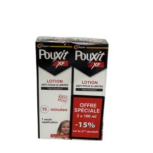 Pouxit - Lotion Traitement Anti-Poux & Lentes Lot de 2 x 100 ml - 200ml