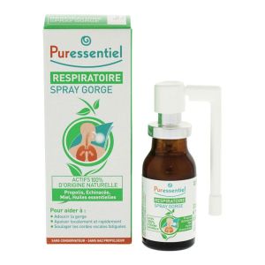 Puressentiel - Respiratoire spray gorge - 15 ml