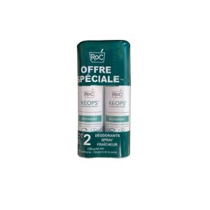 RoC - Keops Spray Déodorant Fraîcheur - 2 x 100 ml