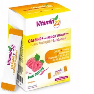 Vitamin'22 - Cafeine Energie Instant 14 sticks