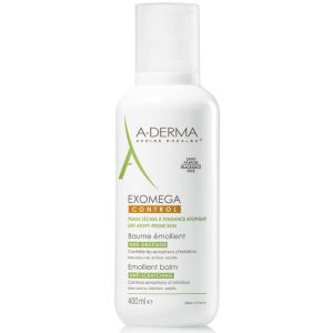 A-Derma - Baume émollient anti-grattage Exomega control - 400 ml