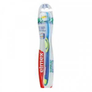 Elmex - Brosse à dents junior 6/12 ans - Brosse souple