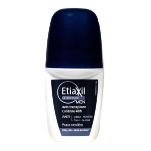 Etiaxil - Déodorant men anti-transpirant contrôle 48h - Roll on - 50ml