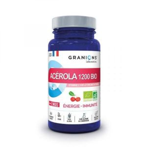 Granions - Acérola 1200 Bio - 30 comprimés à croquer