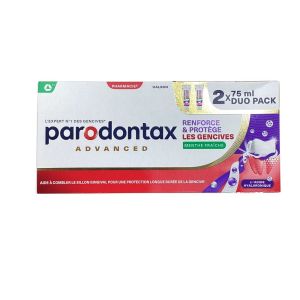 GSK - Parodontax Dentifrice Blancheur Renforce & Protège Menthe Fraîche - 2x75ml