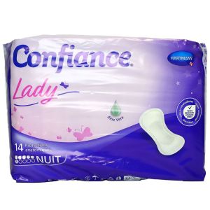 Hartmann - Confiance lady nuit 6 gouttes à l'aloe vera - 14 protections