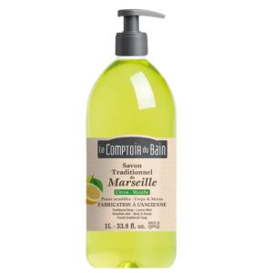 Le Comptoir du Bain - Savon Traditionnel de Marseille Citron Menthe - 1L