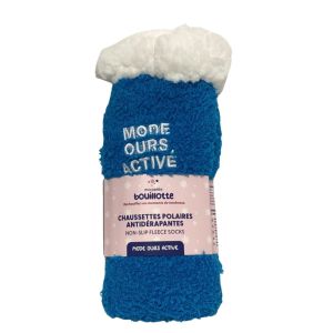 Ma petite bouillotte - Chaussettes Polaire Antidérapantes Mode Ours Activé - 1 paire