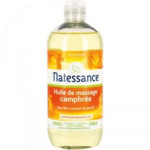 Natessance - Huile de massage camphrée - 500 ml