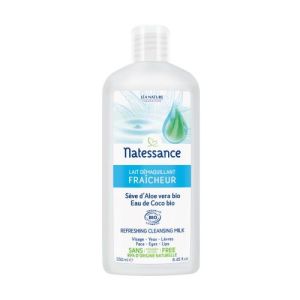 Natessance - Lait démaquillant fraîcheur - 250 ml