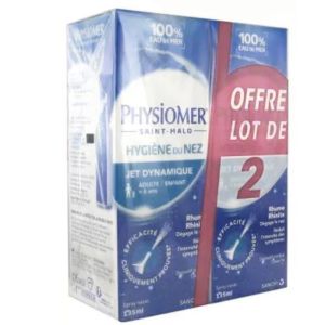 Sanofi - Physiomer Hygiène du nez jet dynamique - 2x135ml