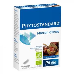 Pileje - Phytostandard Marron d'Inde - 20 gélules végétales