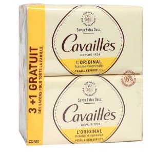 Rogé Cavaillès - L'original pain savon extra-doux 3+1 gratuit - 4x250g