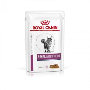 Royal Canin - Pâtée Rénal Poulet Chat - 12x85g