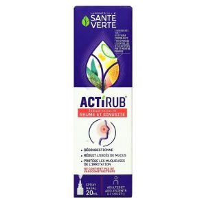 Santé Verte - Actirub rhume et sinusite spray nasal - 20ml