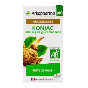 Arkopharma -  Konjac Bio 3000mg de glucomannane - 45 gélules