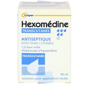 Cooper - Hexomedine Transcutanée antiseptique 1.5pour mille - 45ml