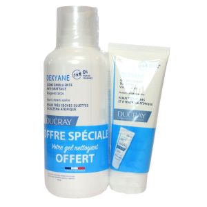 Ducray - Dexyane crème émolliente 400mL + gel nettoyant offert 100mL