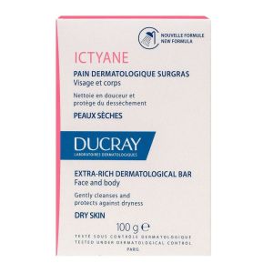 Ducray - Ictyane pain dermatologique surgras - 100 g