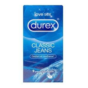 Durex - Classic Jeans - 9 préservatifs